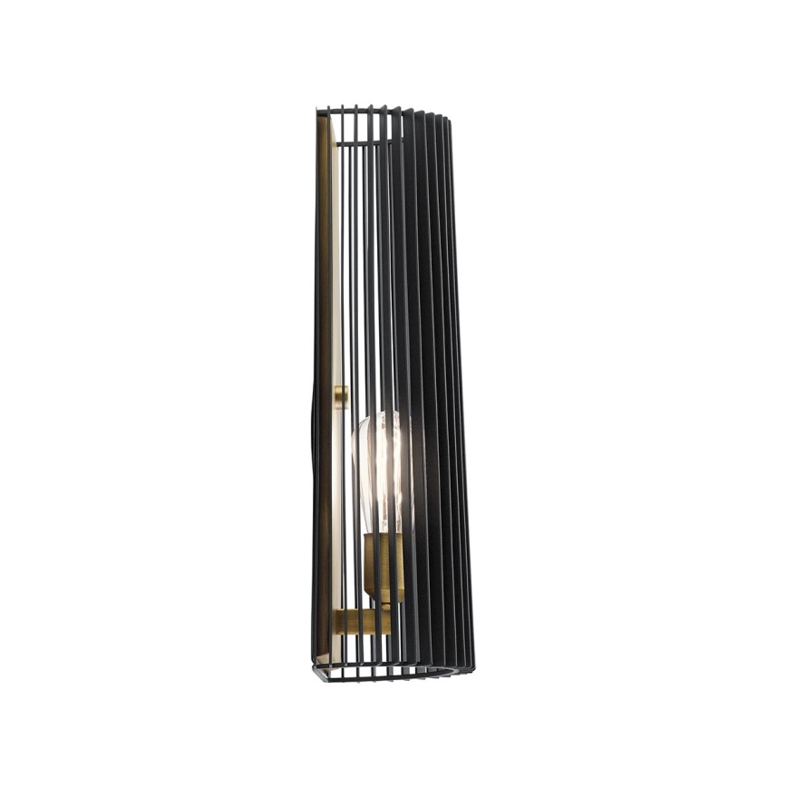 Quintiesse - LINARA Wall Lamp 1xE27/60W/230V Black/Gold