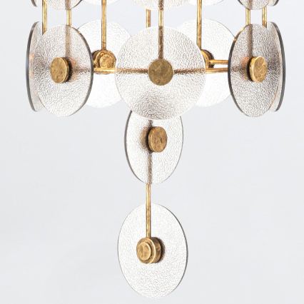 Quintiesse - MERIDIAN Chain-Hung Chandelier 9xE14/40W/230V pr. 57,2 cm Gold