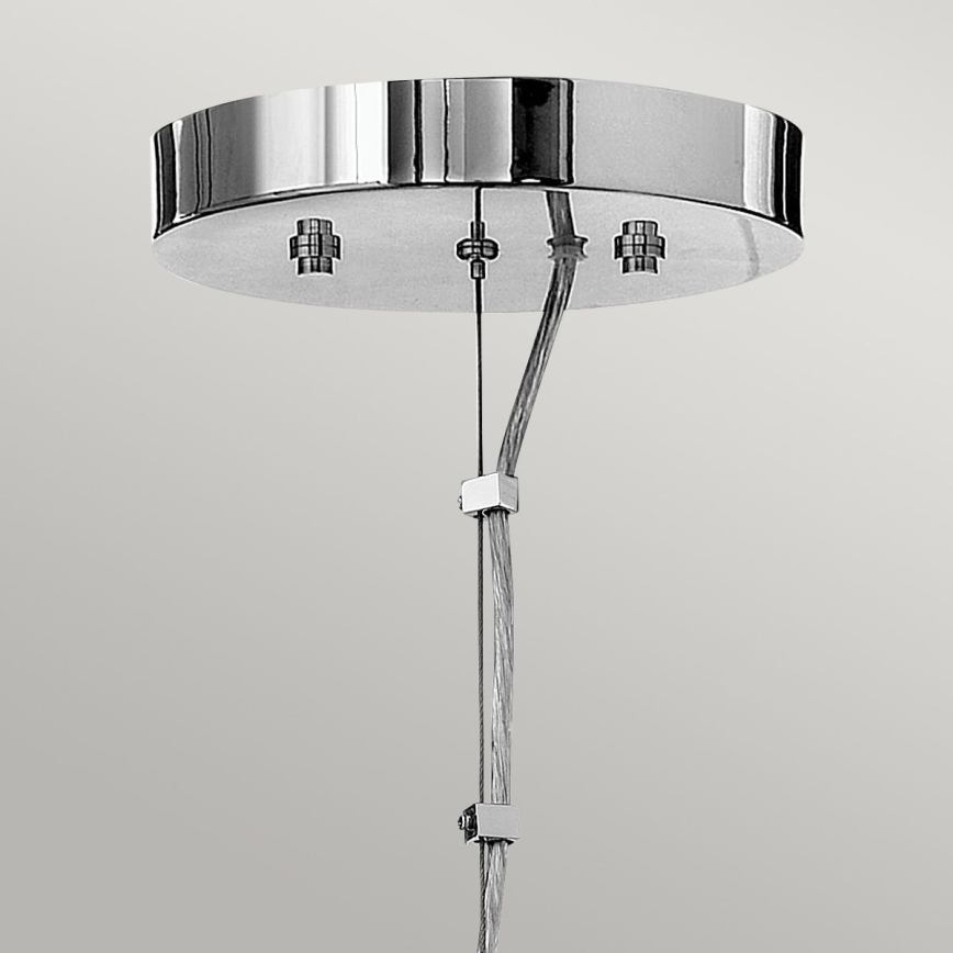Quintiesse - LED chandelier suspended on cable MONDO 3xG9/3W/230V Ø 45.7 cm polished chrome