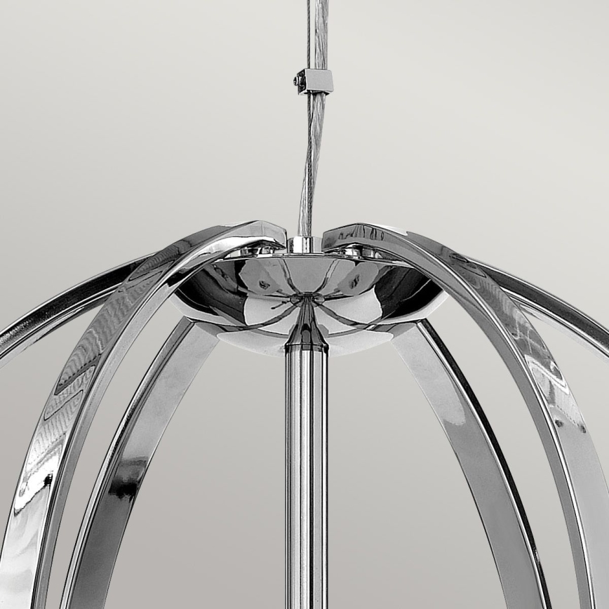 Quintiesse - LED chandelier suspended on cable MONDO 3xG9/3W/230V Ø 45.7 cm polished chrome