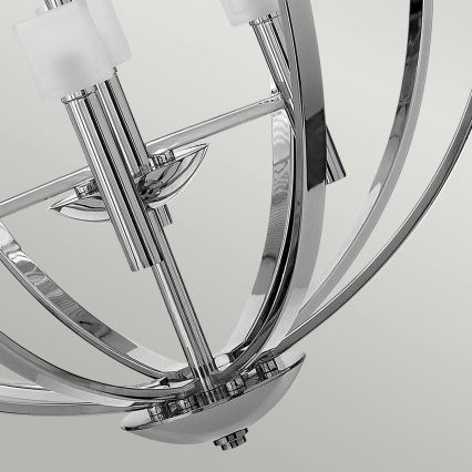 Quintiesse - MONDO LED pendant on cable 8xG9/3W/230V Ø 71.3 cm polished chrome