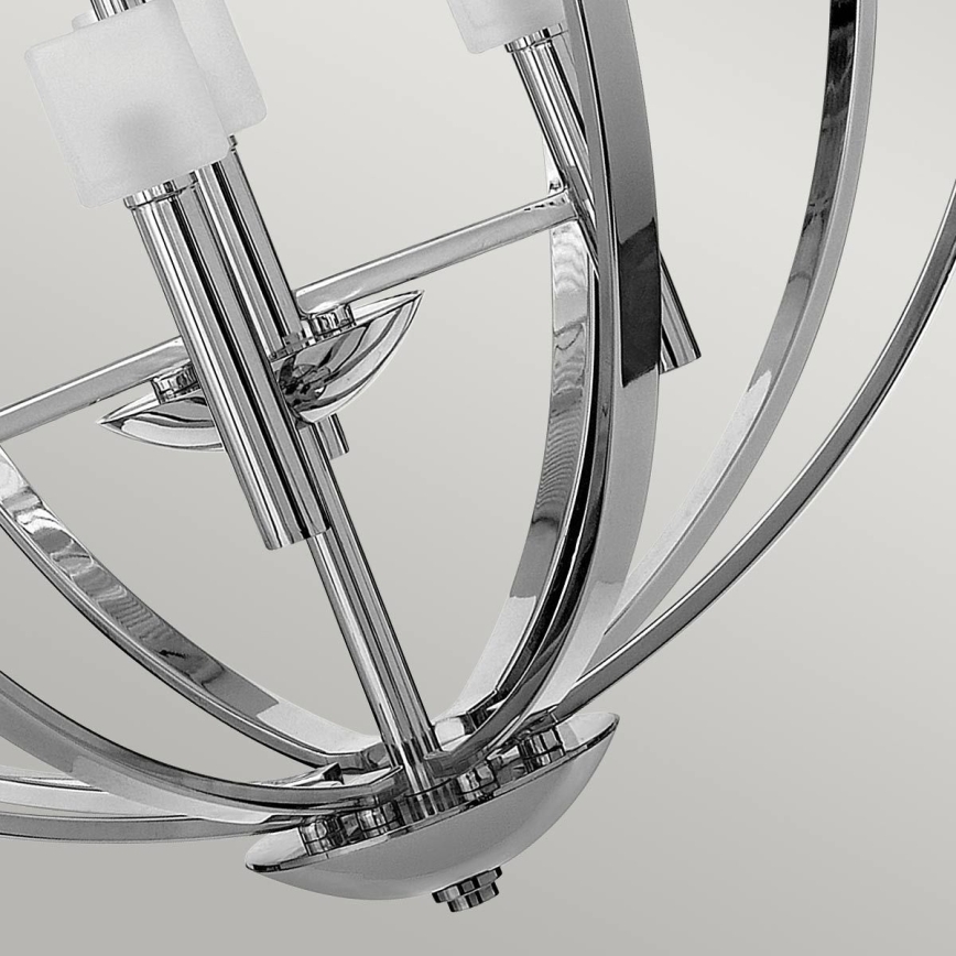 Quintiesse - MONDO LED pendant on cable 8xG9/3W/230V Ø 71.3 cm polished chrome