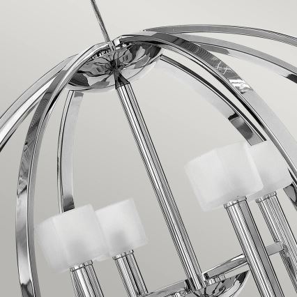 Quintiesse - MONDO LED pendant on cable 8xG9/3W/230V Ø 71.3 cm polished chrome