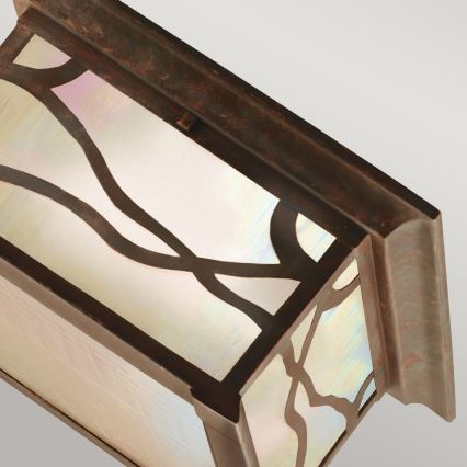 Quintiesse - MORRIS Outdoor Ceiling Light 2x E27/60W/230V IP44, Bronze