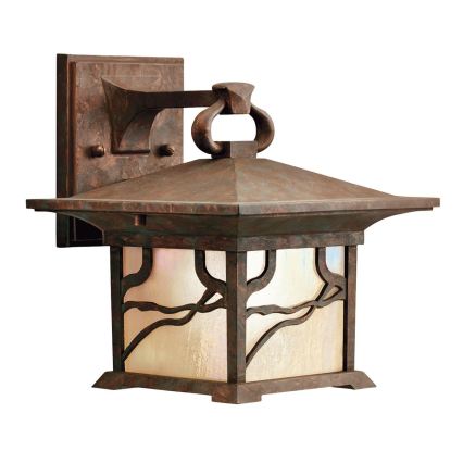 Quintiesse - Outdoor wall lamp MORRIS M 1xE27/60W/230V IP44 bronze