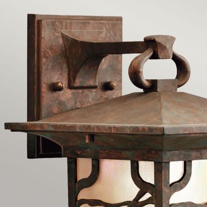 Quintiesse - Outdoor wall lamp MORRIS M 1xE27/60W/230V IP44 bronze