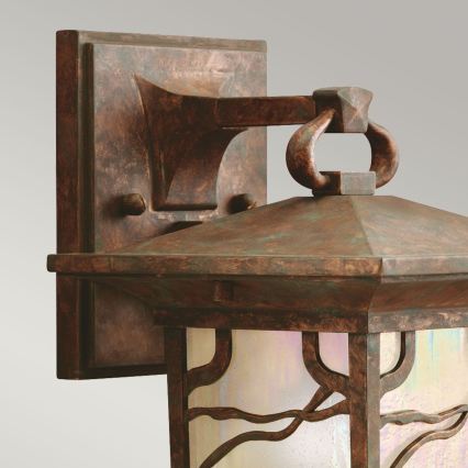 Quintiesse - Outdoor wall light MORRIS S 1xE27/60W/230V IP44 bronze