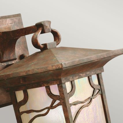 Quintiesse - Outdoor wall light MORRIS S 1xE27/60W/230V IP44 bronze