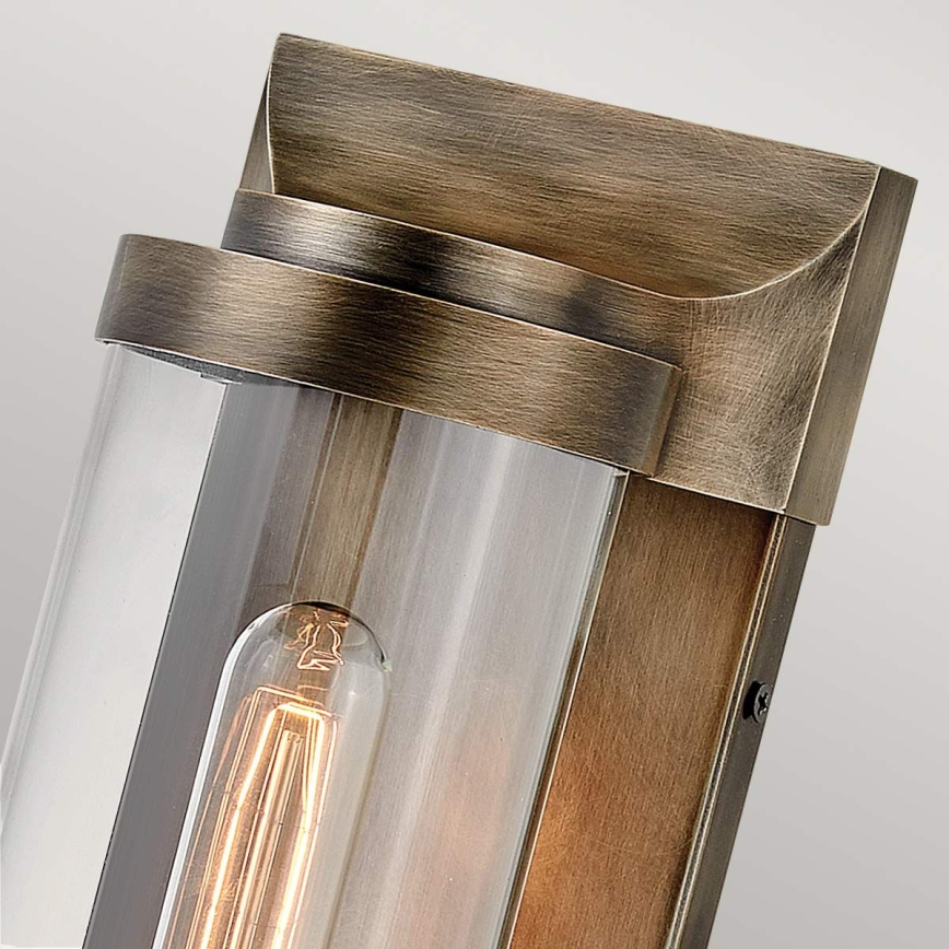 Quintiesse - Outdoor wall light PEARSON M 1xE27/60W/230V IP44 bronze