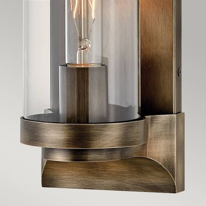 Quintiesse - Outdoor wall light PEARSON M 1xE27/60W/230V IP44 bronze