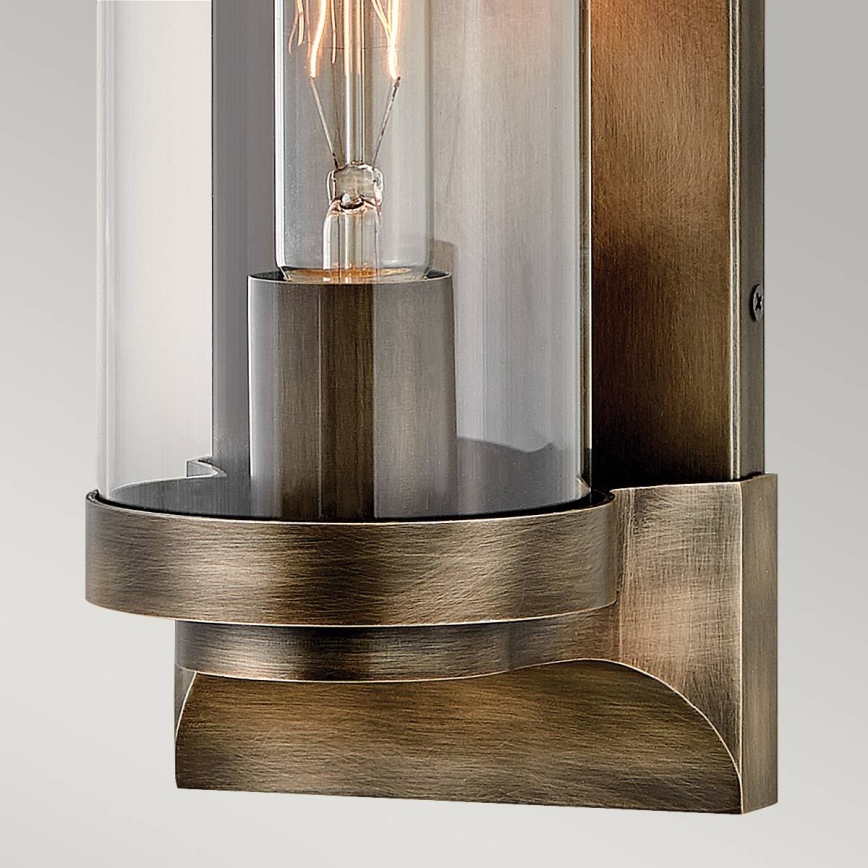 Quintiesse - Outdoor wall light PEARSON M 1xE27/60W/230V IP44 bronze