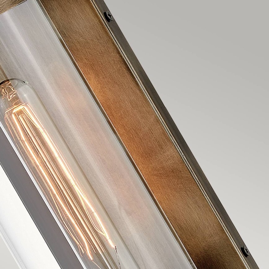 Quintiesse - Outdoor wall light PEARSON M 1xE27/60W/230V IP44 bronze