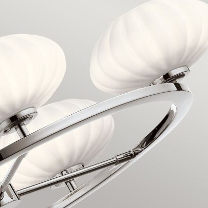 Quintiesse - LED Bathroom Pendant on Rod PIM 5xG9/3W/230V Ø 71.1 cm IP44 Polished Chrome