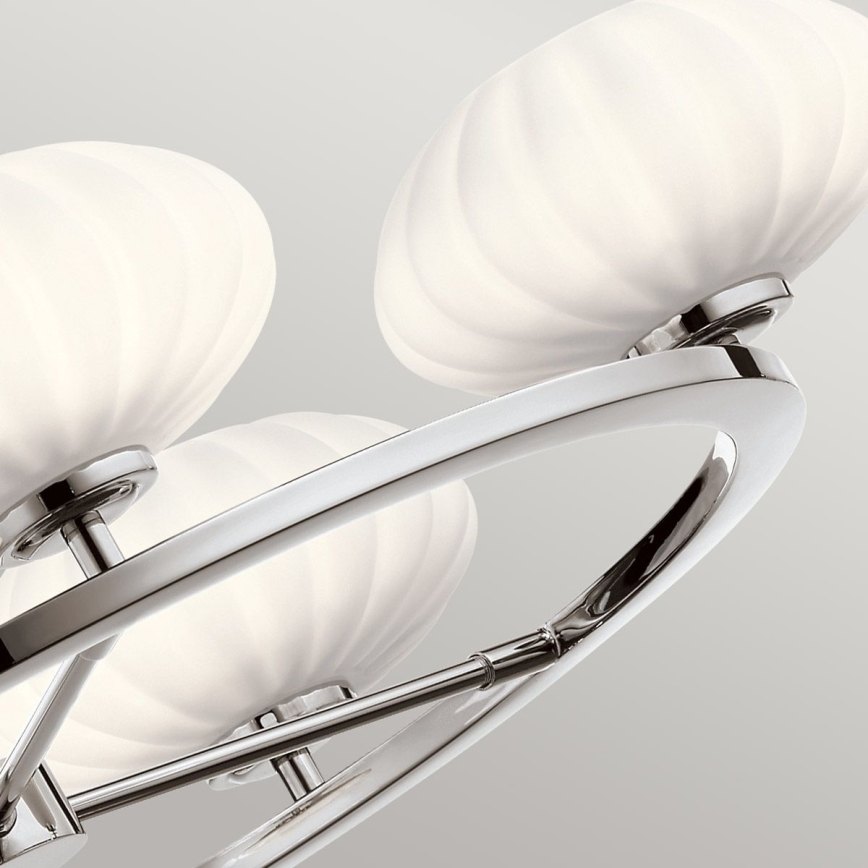 Quintiesse - LED Bathroom Pendant on Rod PIM 5xG9/3W/230V Ø 71.1 cm IP44 Polished Chrome