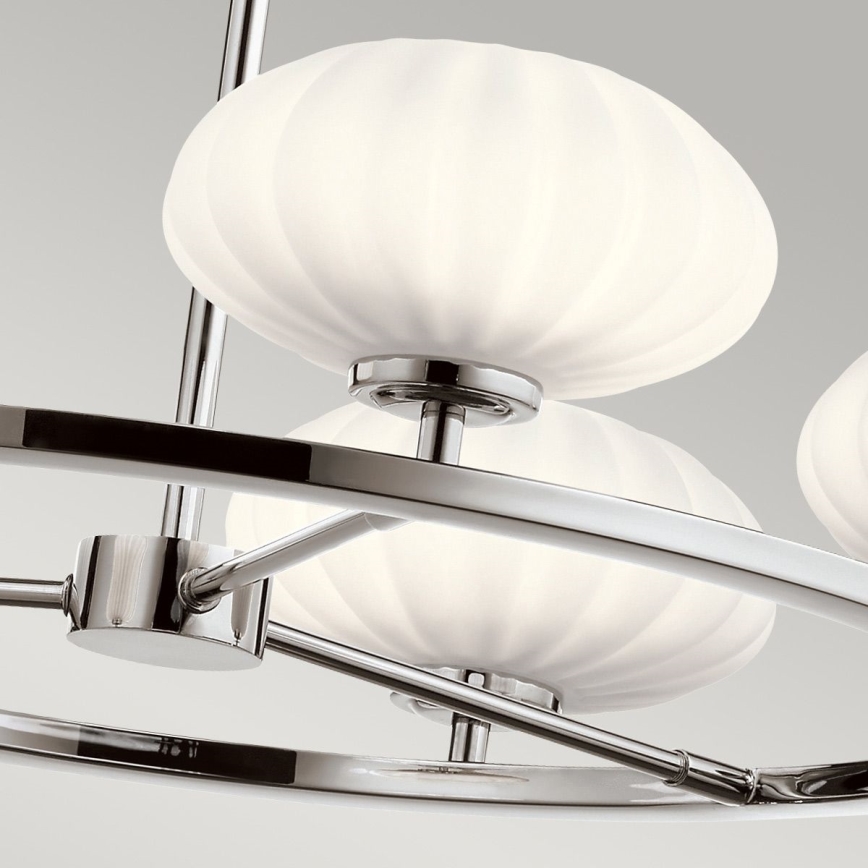 Quintiesse - LED Bathroom Pendant on Rod PIM 5xG9/3W/230V Ø 71.1 cm IP44 Polished Chrome