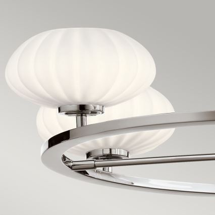 Quintiesse - LED Bathroom Pendant on Rod PIM 5xG9/3W/230V Ø 71.1 cm IP44 Polished Chrome