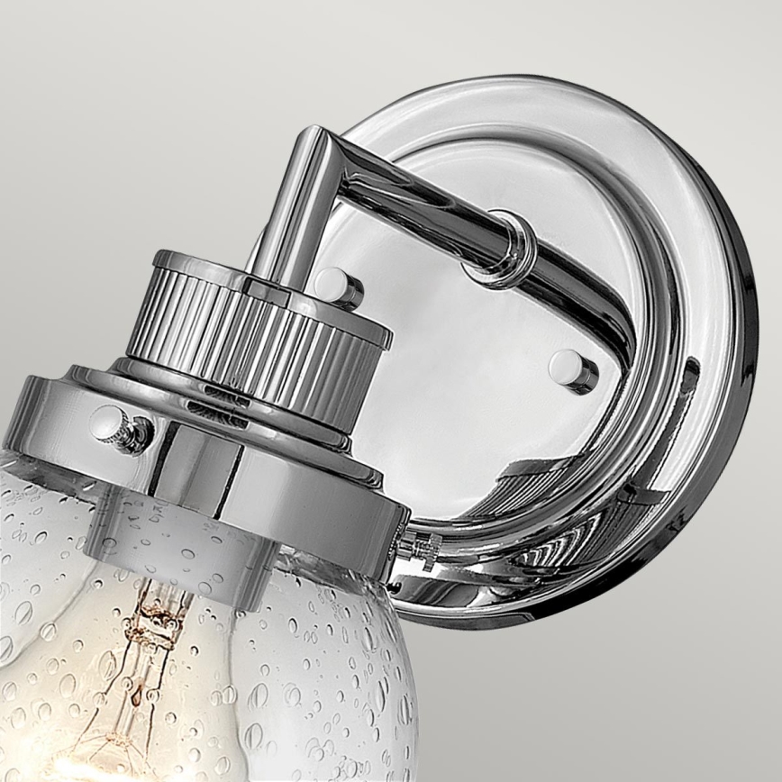 Quintiesse - Bathroom wall light POPPY 1xE27/60W/230V IP44 polished chrome