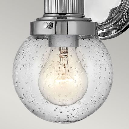 Quintiesse - Bathroom wall light POPPY 1xE27/60W/230V IP44 polished chrome
