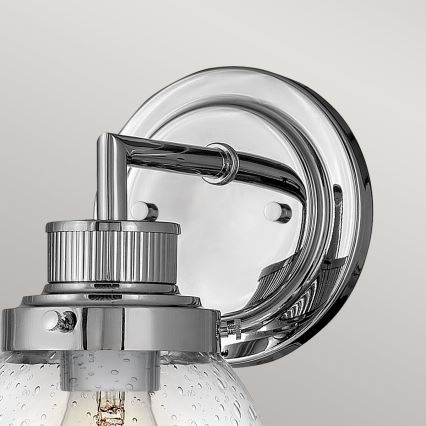 Quintiesse - Bathroom wall light POPPY 1xE27/60W/230V IP44 polished chrome