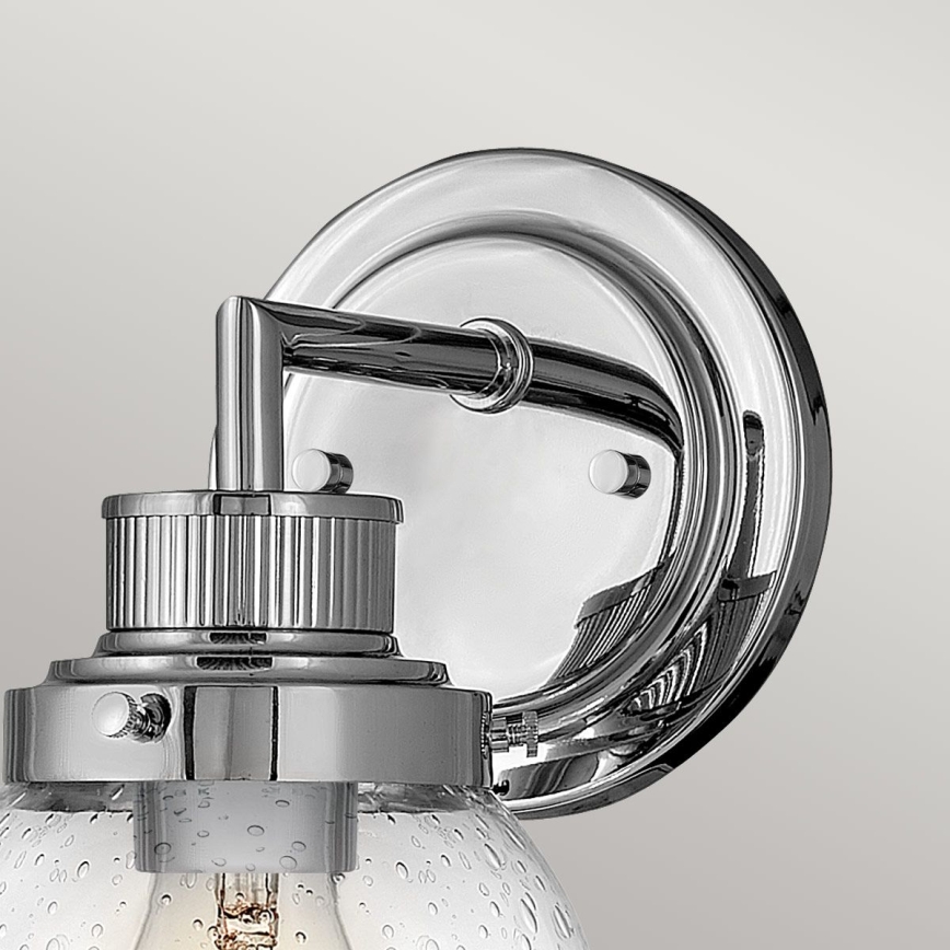 Quintiesse - Bathroom wall light POPPY 1xE27/60W/230V IP44 polished chrome
