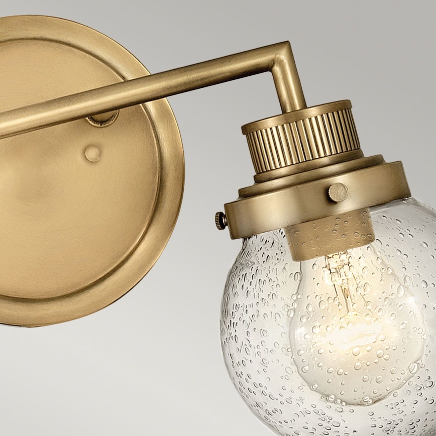 Quintiesse - Bathroom wall light POPPY 2xE27/60W/230V IP44 gold