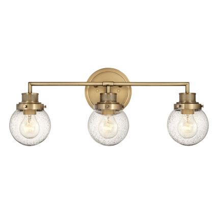 Quintiesse - POPPY Bathroom Wall Light 3xE27/60W/230V IP44, Gold