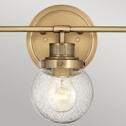 Quintiesse - POPPY Bathroom Wall Light 3xE27/60W/230V IP44, Gold