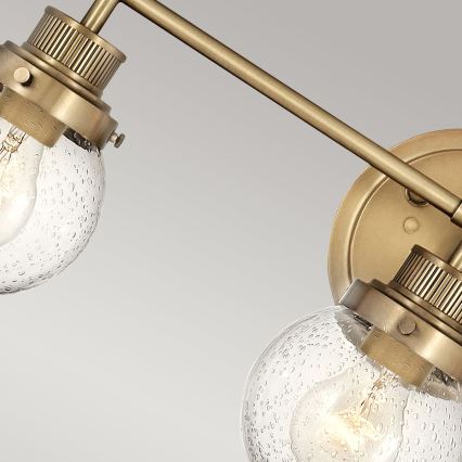 Quintiesse - POPPY Bathroom Wall Light 3xE27/60W/230V IP44, Gold