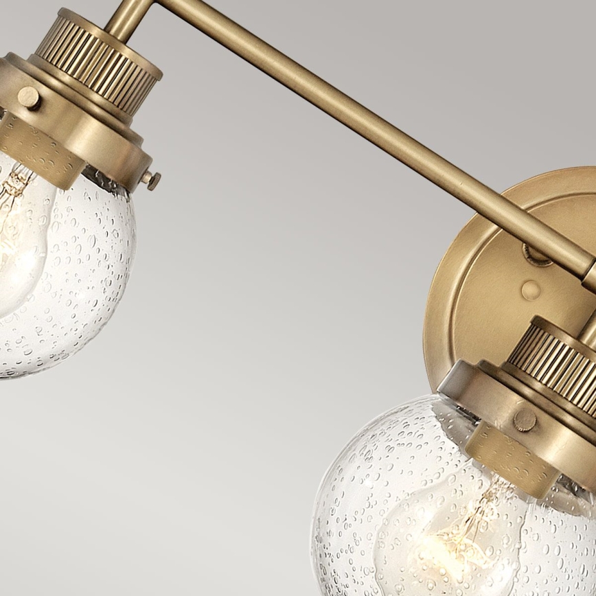 Quintiesse - POPPY Bathroom Wall Light 3xE27/60W/230V IP44, Gold