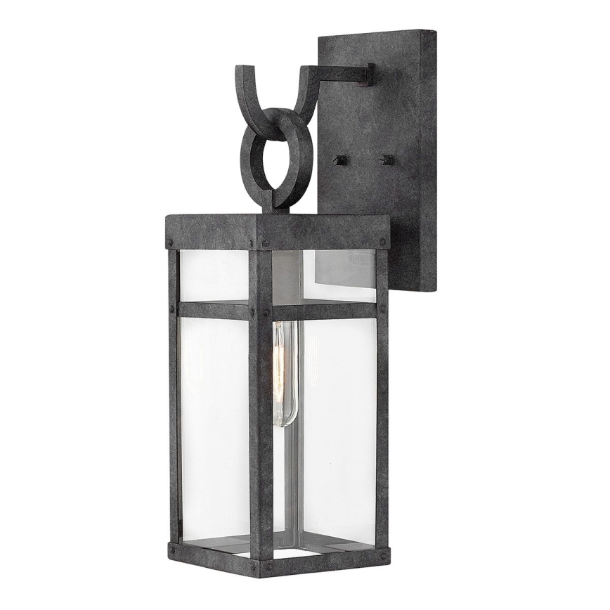 Quintiesse - PORTER M Outdoor Wall Light 1xE27/60W/230V IP44 black