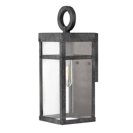 Quintiesse - Outdoor wall light PORTER S 1xE27/60W/230V IP44 black