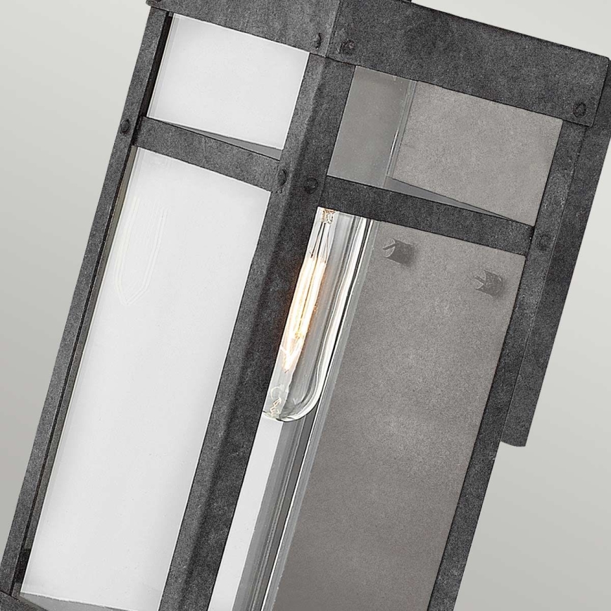 Quintiesse - Outdoor wall light PORTER S 1xE27/60W/230V IP44 black