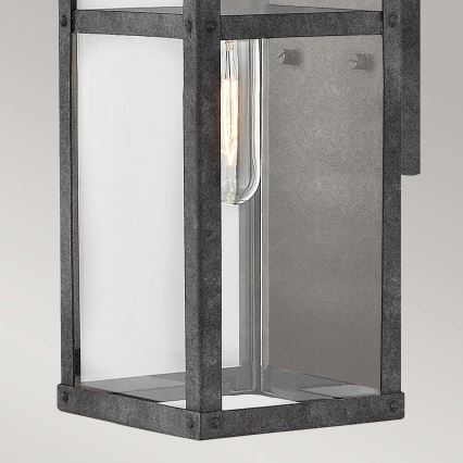 Quintiesse - Outdoor wall light PORTER S 1xE27/60W/230V IP44 black