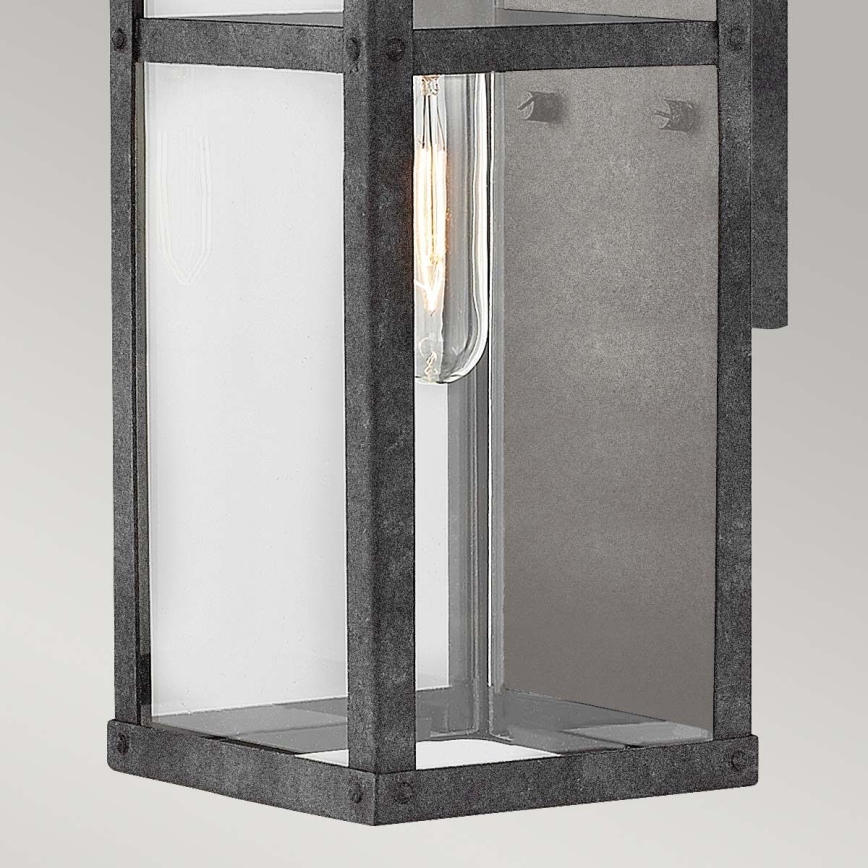 Quintiesse - Outdoor wall light PORTER S 1xE27/60W/230V IP44 black