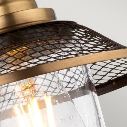 Quintiesse - RIGBY Bathroom Wall Light 1xE27/40W/230V IP44 Bronze