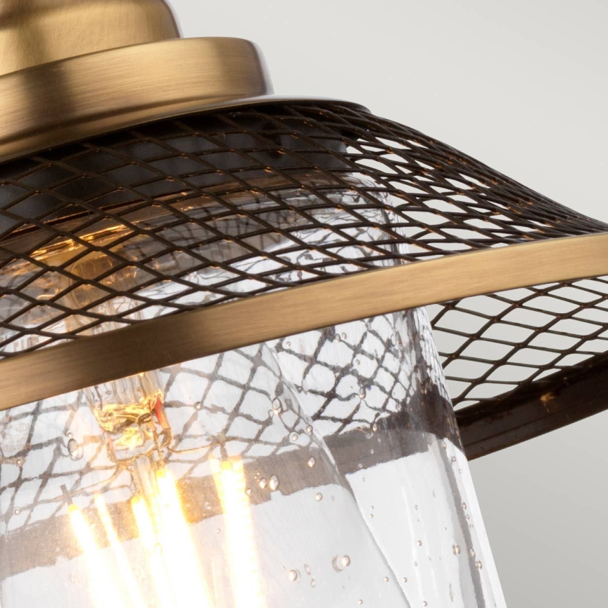 Quintiesse - RIGBY Bathroom Wall Light 1xE27/40W/230V IP44 Bronze