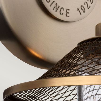 Quintiesse - RIGBY Bathroom Wall Light 1xE27/40W/230V IP44 Bronze