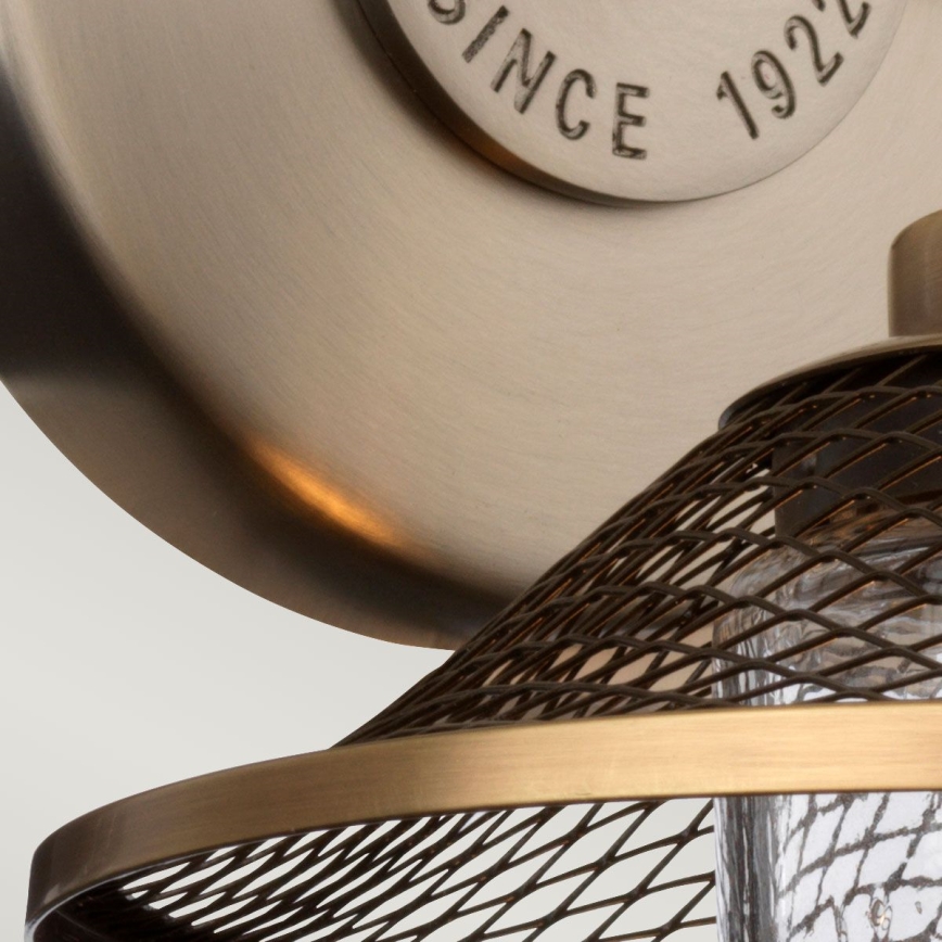 Quintiesse - RIGBY Bathroom Wall Light 1xE27/40W/230V IP44 Bronze