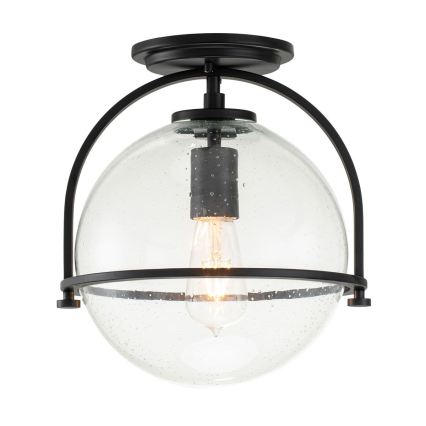 Quintiesse - Ceiling light SOMERSET 1xE27/60W/230V Ø 28.2 cm black