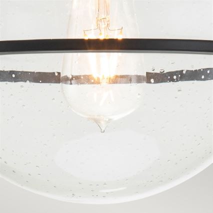 Quintiesse - Ceiling light SOMERSET 1xE27/60W/230V Ø 28.2 cm black
