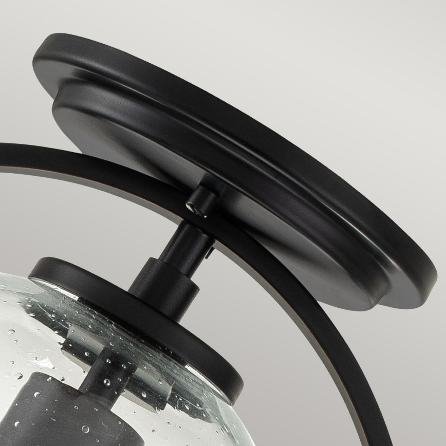 Quintiesse - Ceiling light SOMERSET 1xE27/60W/230V Ø 28.2 cm black