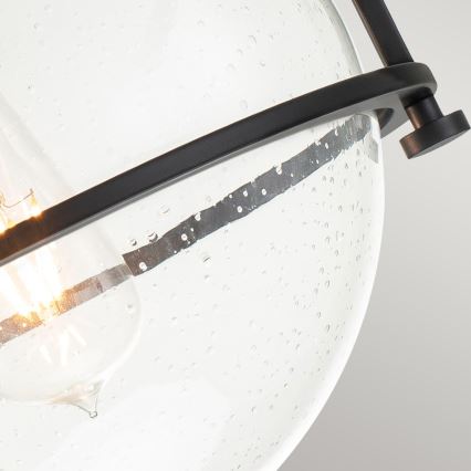 Quintiesse - Ceiling light SOMERSET 1xE27/60W/230V Ø 28.2 cm black