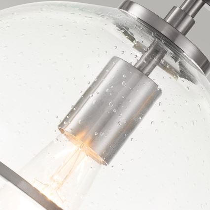 Quintiesse - SOMERSET ceiling light 1xE27/60W/230V Ø 28.2 cm matte chrome