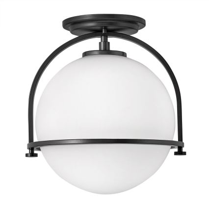 Quintiesse - SOMERSET ceiling light 1xE27/60W/230V Ø 28.2 cm, black
