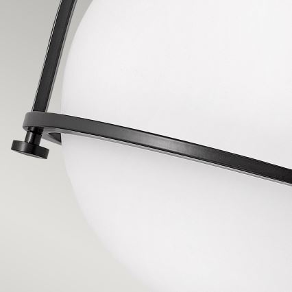 Quintiesse - SOMERSET ceiling light 1xE27/60W/230V Ø 28.2 cm, black