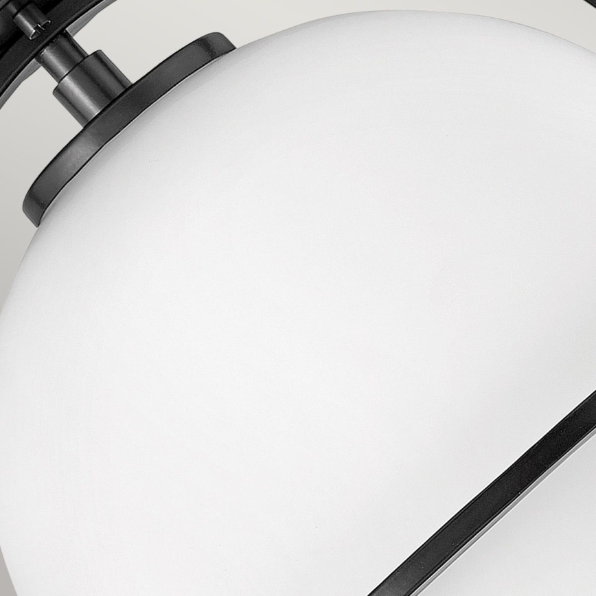 Quintiesse - SOMERSET ceiling light 1xE27/60W/230V Ø 28.2 cm, black