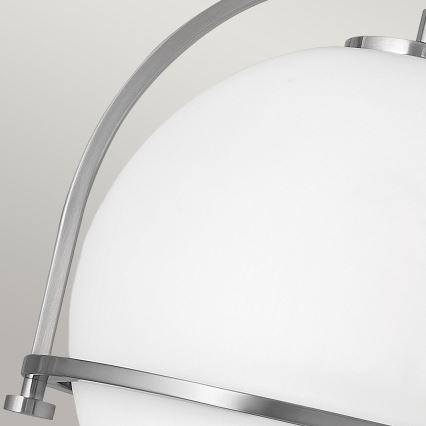 Quintiesse - SOMERSET ceiling light 1xE27/60W/230V Ø 28.2 cm matte chrome