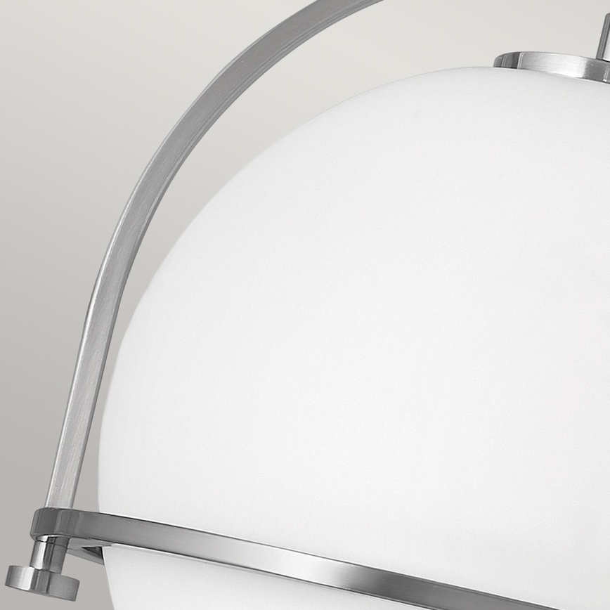 Quintiesse - SOMERSET ceiling light 1xE27/60W/230V Ø 28.2 cm matte chrome