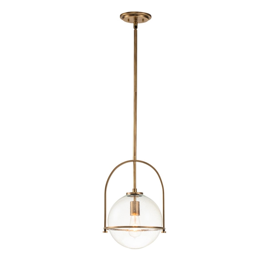 Quintiesse - SOMERSET rod pendant light 1xE27/60W/230V Ø 28.9 cm, bronze finish