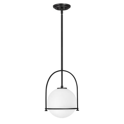Quintiesse - SOMERSET Rod-Mounted Pendant Light 1xE27/60W/230V Ø 28.9 cm, Black